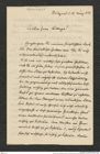 Nachlass Franz Steindachner, Brief von Ferdinand Krauss an Franz Steindachner (13.03.1877), Inv.Nr. 278.01, Seite 1